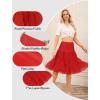 Vlazom Women’s Petticoat Half Slip Tulle Skirt Ankle Length Wedding Petticoat Crinoline Underskirt for Prom Evening Dress