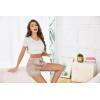 Vlazom Women’s Pettipants Slip Shorts – Satin Lace Trim Anti-Chafing Boyshorts for Dresses,Seamless Full Coverage Underwear(Nude)