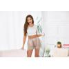 Vlazom Women’s Pettipants Slip Shorts – Satin Lace Trim Anti-Chafing Boyshorts for Dresses,Seamless Full Coverage Underwear(Nude)