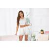 Vlazom Women’s Pettipants Slip Shorts – Satin Lace Trim Anti-Chafing Boyshorts for Dresses,Seamless Full Coverage Underwear(White)
