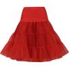 Vlazom Women’s Petticoat Half Slip Tulle Skirt Ankle Length Wedding Petticoat Crinoline Underskirt for Prom Evening Dress