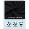 Vlazom Womens Sleep Shorts Cotton Pajamas Yoga Gym Running Active Shorts Drawstring Waist with Pocket S-XXL(Black)