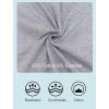 Vlazom Womens Sleep Shorts Cotton Pajamas Yoga Gym Running Active Shorts Drawstring Waist with Pocket S-XXL(Grey)