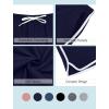 Vlazom Womens Sleep Shorts Cotton Pajamas Yoga Gym Running Active Shorts Drawstring Waist with Pocket S-XXL(Navy)