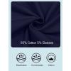 Vlazom Womens Sleep Shorts Cotton Pajamas Yoga Gym Running Active Shorts Drawstring Waist with Pocket S-XXL(Navy)