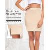 Vlazom Women’s Half Slip for Under Dress Short Petticoat Above Knee Under Slips for Women Under Dresses Size S-XXL(Nude)