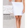 Vlazom Women’s Half Slip for Under Dress Short Petticoat Above Knee Under Slips for Women Under Dresses Size S-XXL(White)
