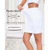 Vlazom Women’s Half Slip for Under Dress Short Petticoat Above Knee Under Slips for Women Under Dresses Size S-XXL(White)
