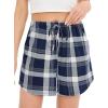 Vlazom Women’s Pajama Bottoms Sleeping Patterned Shorts Soft Lounge Casual Pants for Yoga Gym Running(Pattern-9)