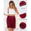 Vlazom Women’s Slip Shorts-Lace Trim Bloomer Pettipants for Dresses, Anti-Chafing Culotte Shorts Underwear S-XXL(Fuchsia)