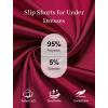 Vlazom Women’s Slip Shorts-Lace Trim Bloomer Pettipants for Dresses, Anti-Chafing Culotte Shorts Underwear S-XXL(Fuchsia)