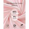 Vlazom Women’s Slip Shorts-Lace Trim Bloomer Pettipants for Dresses, Anti-Chafing Culotte Shorts Underwear S-XXL(Pink)