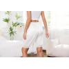 Vlazom Women’s Slip Shorts-Lace Trim Bloomer Pettipants for Dresses, Anti-Chafing Culotte Shorts Underwear S-XXL(White)