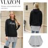 Vlazom Women’s Shirt Extenders Button-Down Undershirt Skirt for Women, Layering Shirt Skirt S-XXL(Black Striped)