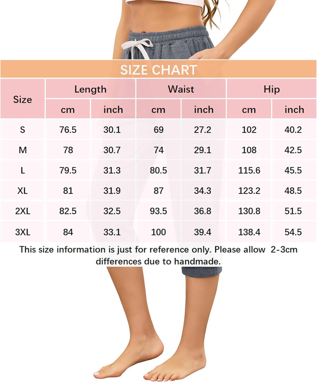 imageVlazom Womens Yoga Capri Pants Drawstring Joggers Pants Sweatpants with Pockets for Lounge Gym Running Workout S3XLDark Grey