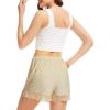 Vlazom Women’s Pettipants Culotte Slip Shorts Bloomers Split Skirt for Women Under Dress S-3XL(Nude)