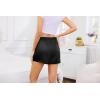 Vlazom Women’s Silk Satin Pajama Shorts Soft Lounge Sleep Pj Bottoms Drawstring Boxer Shorts for Casual S-XXL(Black)