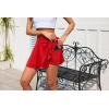 Vlazom Women’s Tennis Skirt High Waisted Pleated Tennis Golf Skort Athletic Skirt for Pickleball Workout S-XXL(Red)