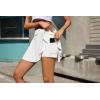 Vlazom Women’s Tennis Skirt High Waisted Pleated Tennis Golf Skort Athletic Skirt for Pickleball Workout S-XXL(White)