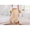 Vlazom Women’s Pettipants Bottom Half Slip Culotte Slip Shorts Pajama Pants Lace Trim Wide Leg Bloomers S-3XL(Nude)