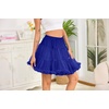 Vlazom Women’s Tutu Skirt Petticoat Above Knee Underskirt Tulle Puffy Skirt Crinoline Slip S-3XL(Royal Blue)